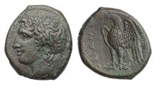 Ancient Coins - Specialist Greek Syracuse collection: Superb SICILY, Syracuse. Hiketas. 287-278 BC. Æ 24mm