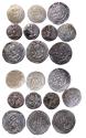 Ancient Coins - Sasanian coins: Lot of 10 Sasanian and Arab-Sasanian silver drachms, VF-AU!