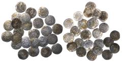 World Coins - Arab-Sasanian. Abbasid Governors of Tabaristan massive group of 25 AR silver drachms - EF-AU!