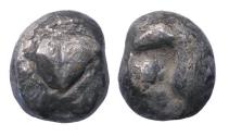Ancient Coins - KYRENAICA, Kyrene. c. 500-480 BC. AR silver Hemidrachm