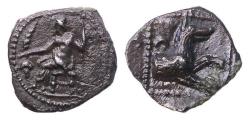 Ancient Coins - Greek coins: Superb and scarce LYCAONIA, Laranda. Circa 324/3 BC. AR silver Obol