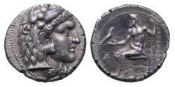 Ancient Coins - PTOLEMAIC KINGS of EGYPT. Ptolemy I Soter. As satrap, 323-305 BC. AR Tetradrachm Nice EF!