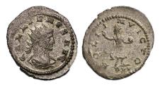 Ancient Coins - Roman Imperial: Nice unresearched silvered antoninianus of Gallienus EF.