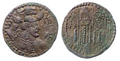 World Coins - HUNNIC TRIBES, Nezak Huns. ‘Napki Malka’. Circa AD  630-711. BI Drachm EF!