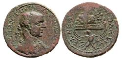Ancient Coins - JUDAEA. Neapolis. Biblical bronze for Volusian, 251-253. AE 26, Nice VF and rare!