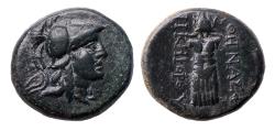 Ancient Coins - Greek coins: MYSIA, Pergamon. Circa 133-27 BC. Æ 21 - a substantial bronze with Trophy!