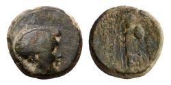 Ancient Coins - Roman Provincial: Rare Roman portrait bronze of Fulvia, wife of Marc Antony Circa 41-40 BC
