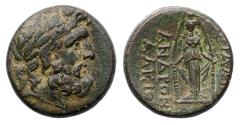 Ancient Coins - Greek coins: PHRYGIA, Apameia on the Maeander. Circa 88-40 BC. substantial Æ in Good VF
