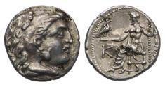 Ancient Coins - Greek coins: KINGS of MACEDON, lovely AR silver Drachm Antigonos I Monophthalmos. As Strategos of Asia, 320-301 BC.