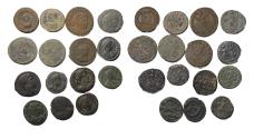Ancient Coins - Roman Imperial: Coll. of 15 Æ bronzes of 4th cent. emperors in fine condition