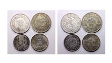 World Coins - Lot of large modern silver crowns: Arabian coins from Egypt and Yemen - scarce issues among!