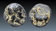 Ancient Coins - Greek coins: Ionia, Klazomenai AE  4th century BC,