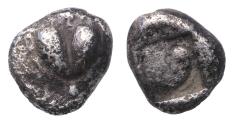 Ancient Coins - KYRENAICA, Kyrene. c. 500-480 BC. AR silver Hemidrachm - Choice!