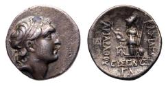 Ancient Coins - Greek KINGS of CAPPADOCIA. Ariarathes V Eusebes Philopator. Circa 163-130 BC. AR silver Drachm - choice!