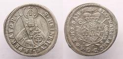 World Coins - German States, Bamberg Archbishop Lothar Franz von Schönborn 1693-1729 Exceptional 4 Kreuzer 1698