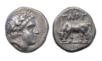 Ancient Coins - Greek Coins: Very rare and choice TROAS, Gargara. Circa 450-400 BC. AR Drachm