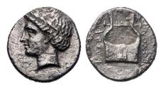 Ancient Coins - Greek coins: IONIA, Kolophon. Circa 375-350 BC. AR silver Drachm
