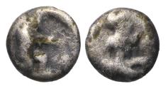 Ancient Coins - Cilicia, under the Achaemenid Empire. temp. Artaxerxes II to Darios III. 4th century BC. AR hemiobol (?)