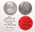 World Coins - German States: Pair of silver talers, Frankfurt 1860 and Saxony 1779