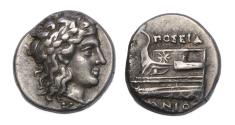 Ancient Coins - Greek coins: Lovely silver Hemidrachm of BITHYNIA, Kios. Circa 345-315 BC.