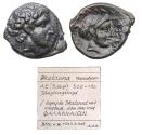 Ancient Coins - Greek coins: Superb Thessaly Phallana 3rd century BC. Æ bronze Dichalkon