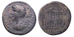 Ancient Coins - Ionia Ephesos: Lucius Verus AE medalion - rare and beautiful AE 37 coin.