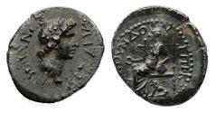 Ancient Coins - Greek coins: Extremely Fine Quasi-autonomous imperial period bronze in Juilo-Claudian style, 1st. cent. AD