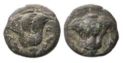 Ancient Coins - Greek coins: Rhodes, Rhodos Nice bronze Æ with Rose / Rose