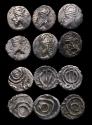 Ancient Coins - Greek coins: Persis, lot of 6 AR silver coins (obol or hemiobols), Late 1st. century - Nice!