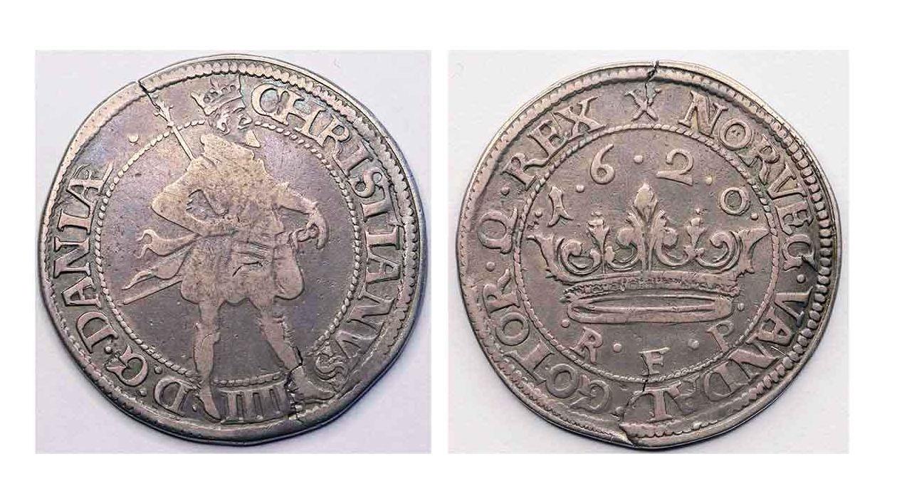 Denmark / Daenemark: Christian IV (1588-1648) silver Crown / Krone