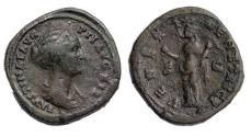 Ancient Coins - Roman Imperial: Massive bronze Æ sestertius of Faustina II, 27.52 grams - RR!