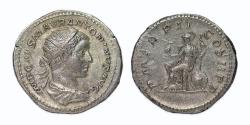 Ancient Coins - Roman Imperial AR silver Antoninianus of Elagabalus, scarce condition - EF!
