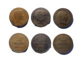 World Coins - Italian States: Large Napoli 10 Tonesi 1825,1831 and 1833 (3) - choice!