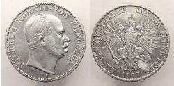World Coins - German States: Preussen: Wilhelh I, 1 taler 1867 A