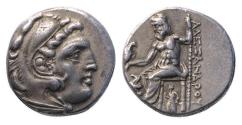 Ancient Coins - Greek KINGS of MACEDON. Antigonos I Monophthalmos. As Strategos of Asia, 320-306/5 BC AR Drachm w Artemis and Pegasos