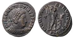 Ancient Coins - Special collection of Constantinian bronze coins: Constantine I AE London Follis. 307-312 AD. EF and Rare