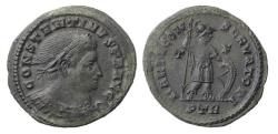 Ancient Coins - Special collection of Constantinian bronze coins: Constantine I. AE Light Follis EF