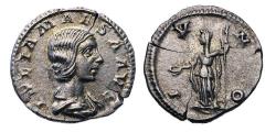 Ancient Coins - Roman Imperial: Uncirculated Julia Maesa silver denarius