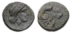 Ancient Coins - Greek coins: Artistic Troas Kebren Æ, 9.1 grams, with Rams head