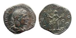Ancient Coins - Roman Imperial coins: Lovely Trebonianus Gallus AE Sestertius, Good VF