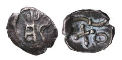 Ancient Coins - Greek coins: ARABIA, Southern. Himyar. 'Amdān Bayān Yahaqbiḍ. Circa AD 100-120. AR Fraction