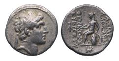 Ancient Coins - Greek coins: SELEUKID EMPIRE. Alexander I Balas. 152-145 BC. AR silver Drachm