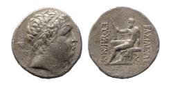 Ancient Coins - BAKTRIA, Greco-Baktrian Kingdom. Euthydemos I Theos Megas. 225-200/195 BC. AR Tetradrachm