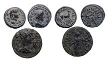 Ancient Coins - Lot of 3 rare and choice Roman Provincial and Pseudo-autonomous issue