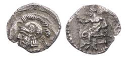 Ancient Coins - CILICIA, Tarsos. Pharnabazos. Persian military commander, 380-374/3 BC. AR silver Obol