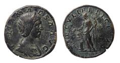 Ancient Coins - Roman Empire: Attractive large flan Julia Maesa bronze sestertius