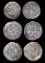 World Coins - Sasanian coins: Lot of three high grade drachms of Kawad I, Hormizd IV and Husrav  all EF (3)