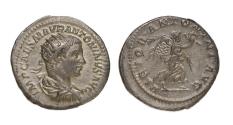 Ancient Coins - Roman Imperial AR Elagabalus Antoninianus - attractive Victory issue