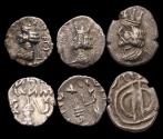 World Coins - Greek coins: Persis, lot of 3 AR silver coins (hemidrachm and obols), Late 1st. century VF-EF!