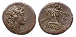 Ancient Coins - PONTOS, Amisos. temp. Mithradates VI. Circa 85-65 BC. Æ20-21 - EF!